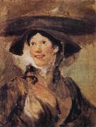 William Hogarth The Shrimp Girl oil